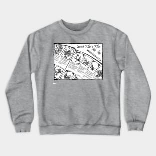 Insect Who's Who Crewneck Sweatshirt